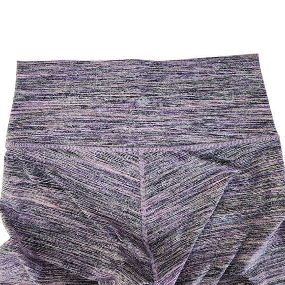 LULULEMON High Times Pant Space Dye Camo Tender Violet Black Grape high-rise - Picture 5 of 11